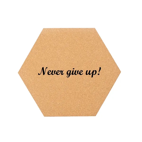 Eco-friendly round cork wood coaster plus full color UV printing on... from ASI 37218 Athena Promo (tm)