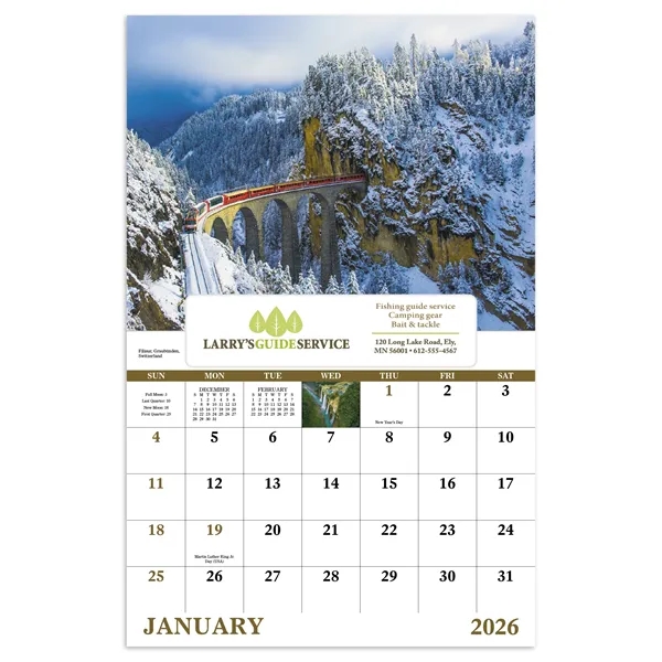 Glorious Getaways - Window... from ASI 40480 Koozie Group / Norwood Triumph Calendar