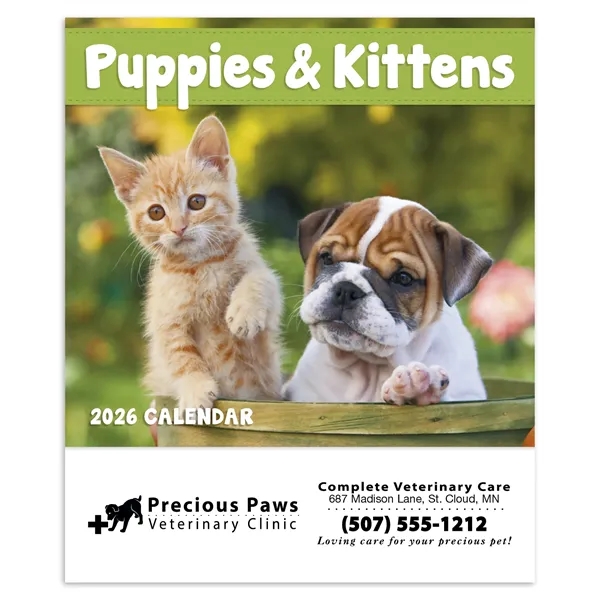 Puppies & Kittens - Mini... from ASI 40480 Koozie Group / Norwood Triumph Calendar