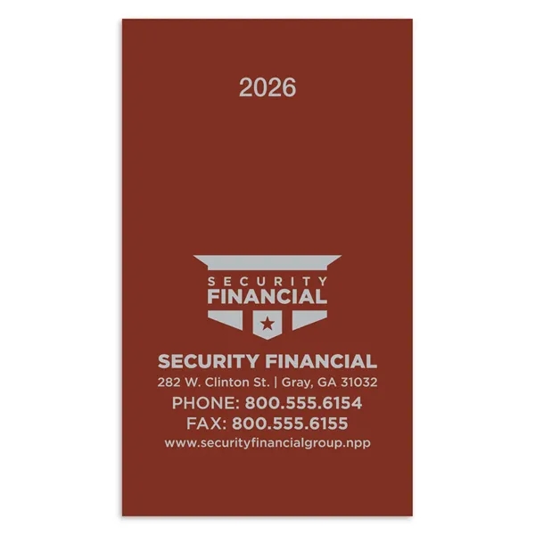 Monthly Pocket Planner... from ASI 40480 Koozie Group / Norwood Triumph Calendar