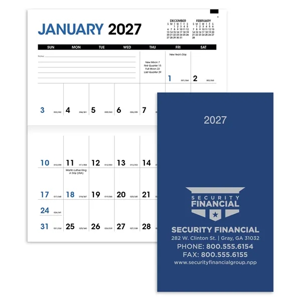 Monthly Pocket Planner... from ASI 40480 Koozie Group / Norwood Triumph Calendar