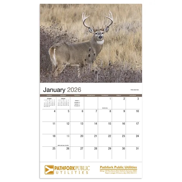 Wildlife Appointment Calendar - Stapled... from ASI 40480 Koozie Group / HotLine®