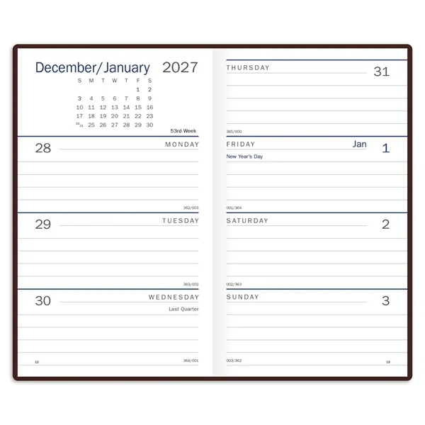 Standard Weekly Pocket Planner... from ASI 40480 Koozie Group / Norwood Triumph Calendar