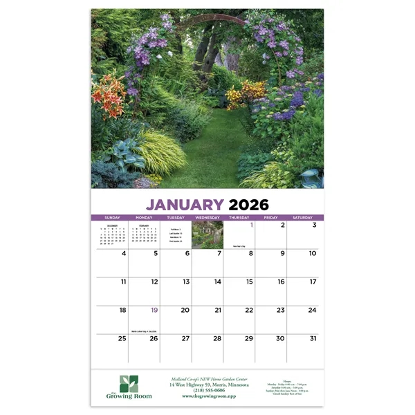 Gardens Appointment Calendar - Stapled... from ASI 40480 Koozie Group / HotLine®