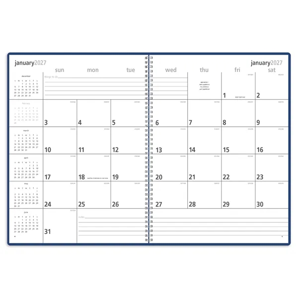 Monthly & Weekly Planner... from ASI 40480 Koozie Group / Norwood Triumph Calendar