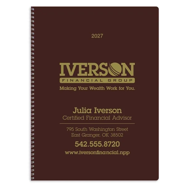 Monthly & Weekly Planner... from ASI 40480 Koozie Group / Norwood Triumph Calendar