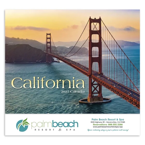 California Appointment Calendar - Stapled... from ASI 40480 Koozie Group / HotLine®