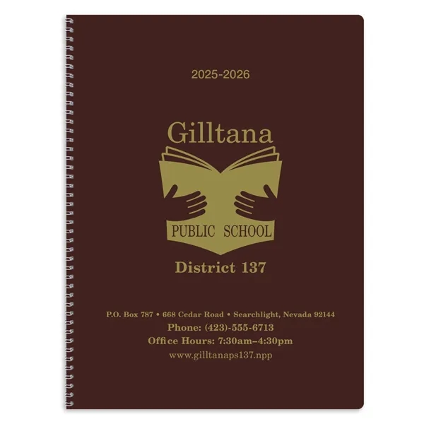 Academic Monthly Planner... from ASI 40480 Koozie Group / Norwood Triumph Calendar