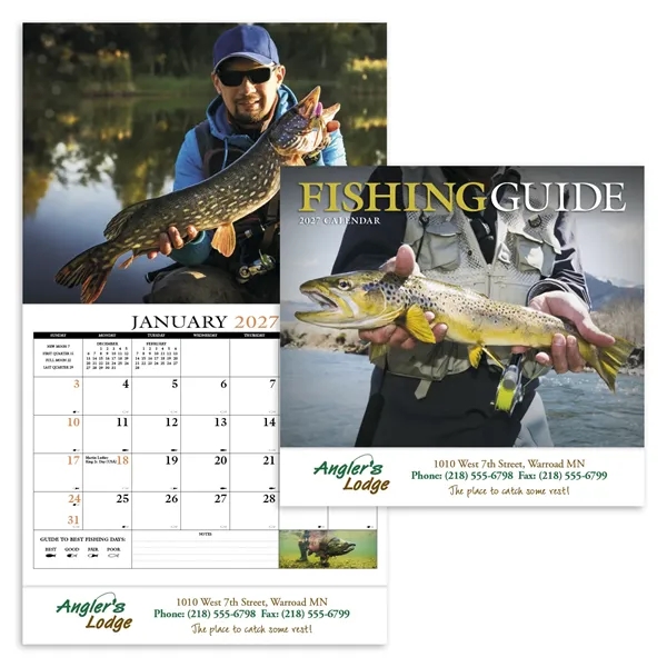 Fishing Guide Appointment Calendar - Stapled... from ASI 40480 Koozie Group / HotLine®
