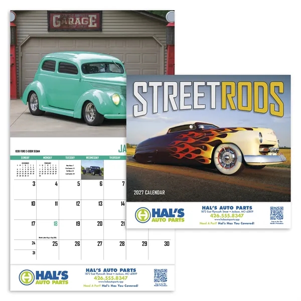 Street Rod Fever Appointment Calendar - Stapled... from ASI 40480 Koozie Group / HotLine®