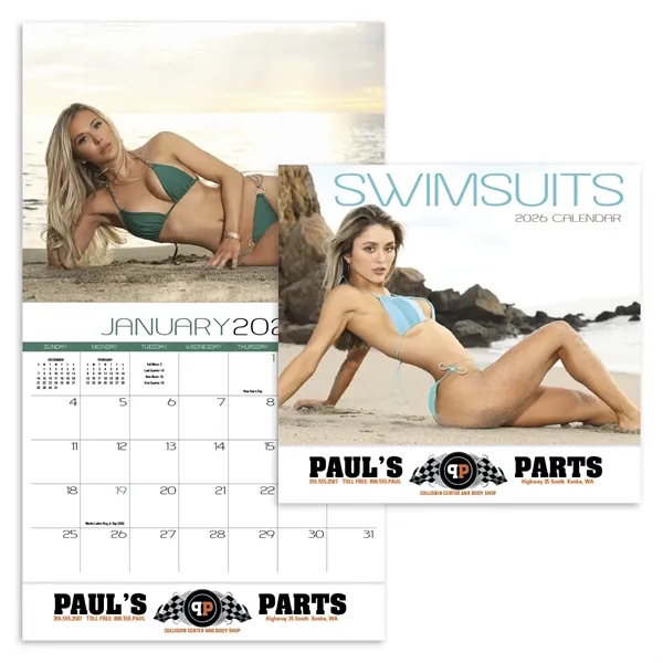 Swimsuits Appointment Calendar - Stapled... from ASI 40480 Koozie Group / HotLine®