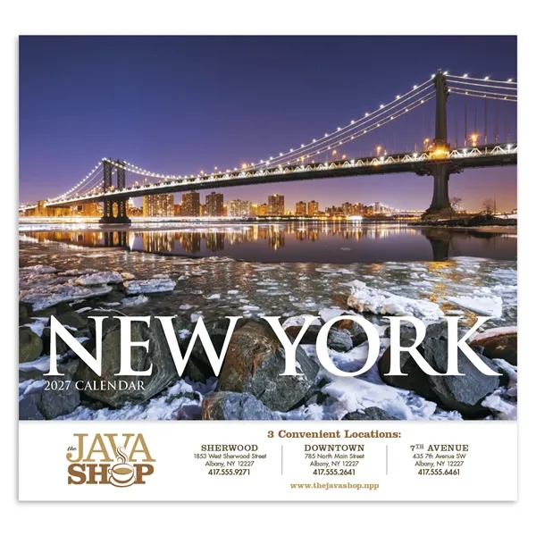 New York Appointment Calendar - Stapled... from ASI 40480 Koozie Group / HotLine®