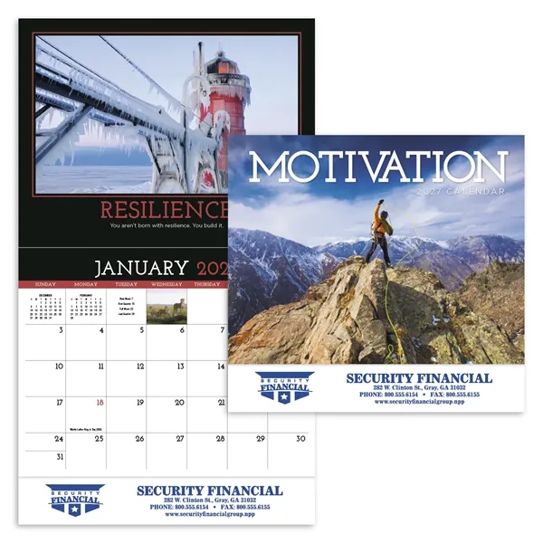 Motivation Appointment Calendar (Motivational Quotes) - S...... from ASI 40480 Koozie Group / HotLine®