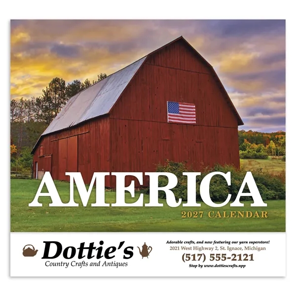 America Appointment Calendar - Stapled... from ASI 40480 Koozie Group / HotLine®