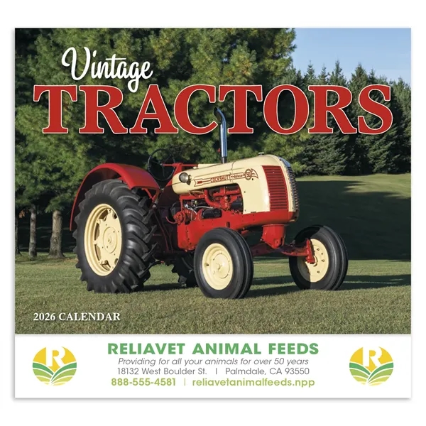 Vintage Tractors Appointment Calendar - Stapled... from ASI 40480 Koozie Group / HotLine®