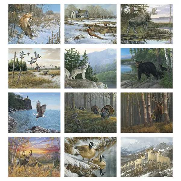 Wildlife Collection Appointment Calendar - Stapled... from ASI 40480 Koozie Group / HotLine®