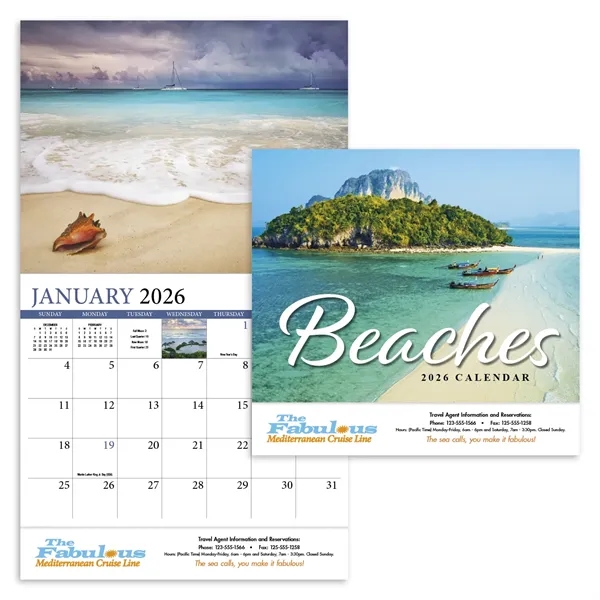 Beaches Appointment Calendar - Stapled... from ASI 40480 Koozie Group / HotLine®