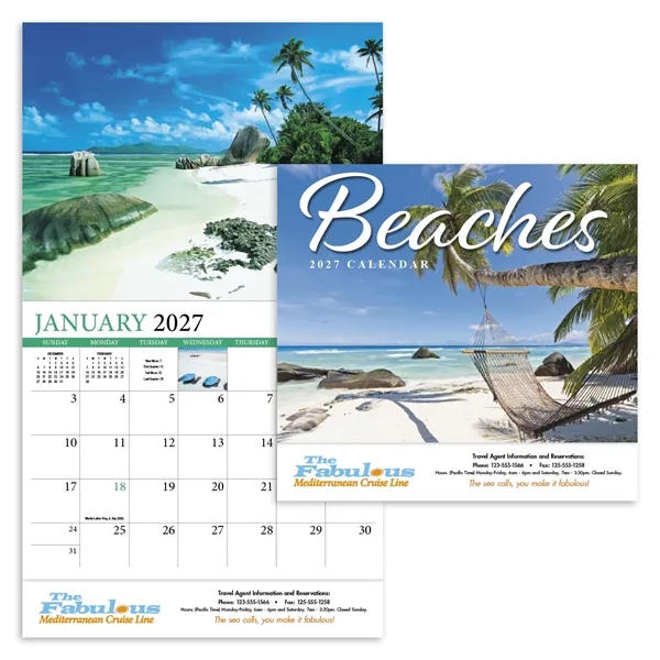 Beaches Appointment Calendar - Stapled... from ASI 40480 Koozie Group / HotLine®