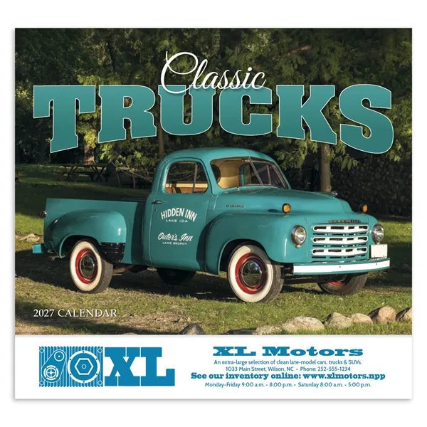 Classic Trucks Appointment Calendar - Stapled... from ASI 40480 Koozie Group / HotLine®