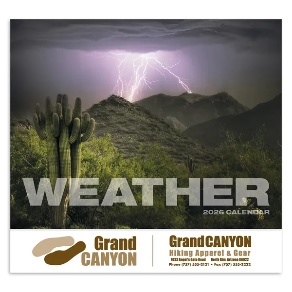 Weather Almanac Appointment Calendar - Stapled... from ASI 40480 Koozie Group / HotLine®