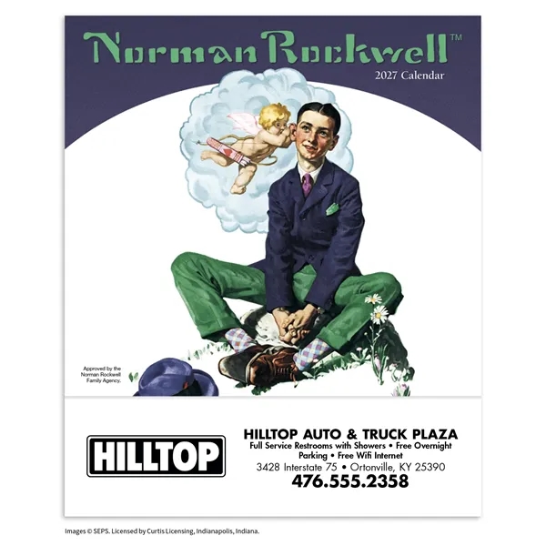 Norman Rockwell Mini Calendar... from ASI 40480 Koozie Group / HotLine®