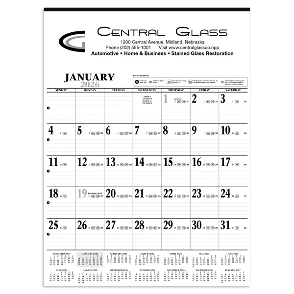 Large Contractor Calendar... from ASI 40480 Koozie Group / HotLine®