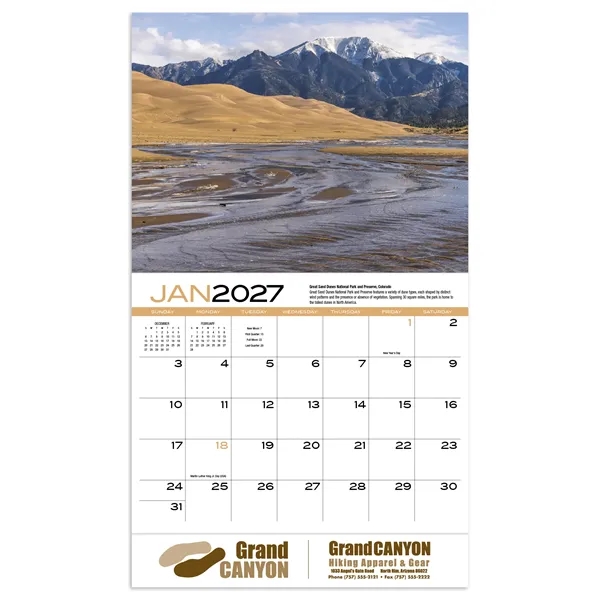 Earth Appointment Calendar - Stapled... from ASI 40480 Koozie Group / HotLine®