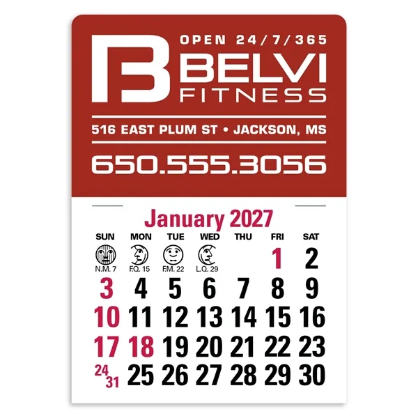 Press-N-Stick Standard Calendar... from ASI 40480 Koozie Group