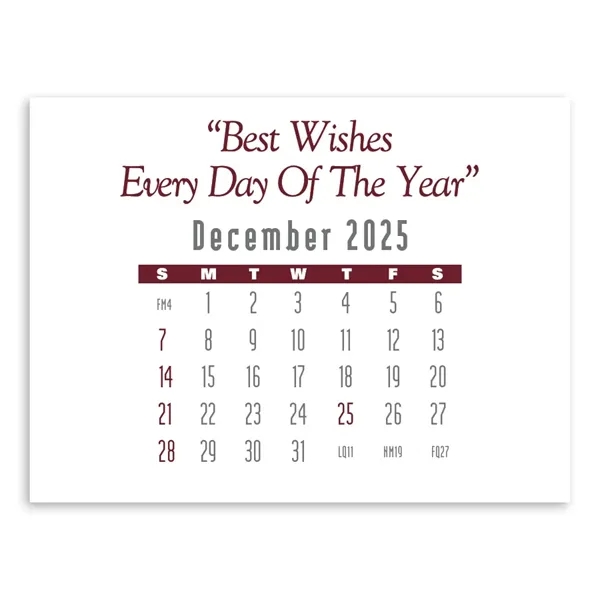 Press-N-Stick Contemporary Calendar... from ASI 40480 Koozie Group