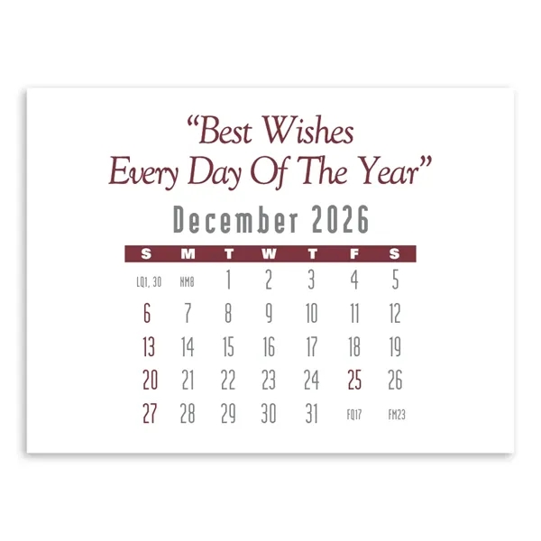 Press-N-Stick Contemporary Calendar... from ASI 40480 Koozie Group