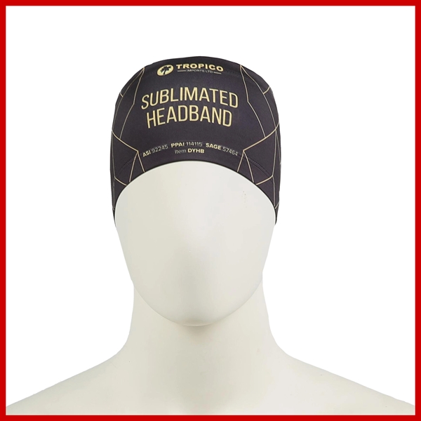 Fully customizable sublimated headbands.... from ASI 92245 Tropico Imports LTD