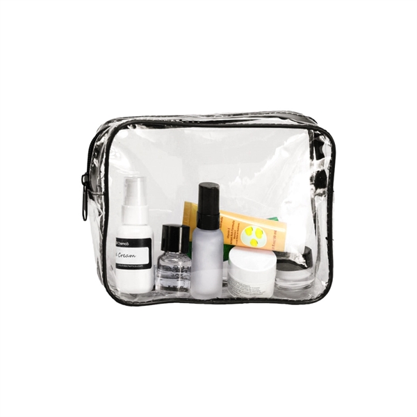 Clear Travel Cosmetic Bag... from ASI 31517 Admart Products / Admart Line