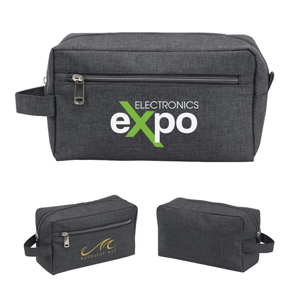 Heathered Travel Toiletry Bag... from ASI 31517 Admart Products / Admart Line