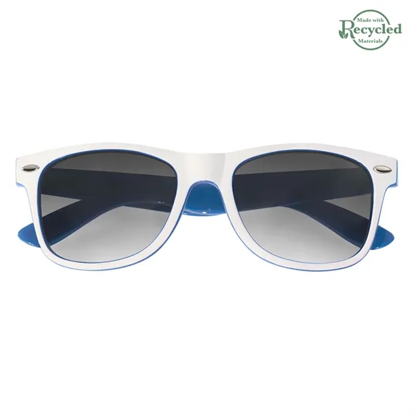 Two-tone sunglasses made of recycled polycarbonate material.... from ASI 61125 Hit Promotional Products / Hit®