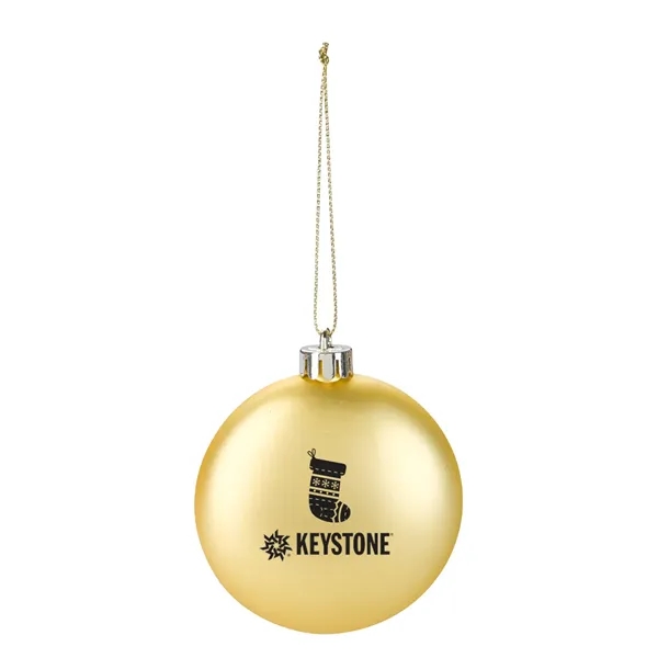 Polypropylene, shatter-resistant ornament that includes string for hanging and is available... from ASI 61125 Hit Promotional Products / Hit®