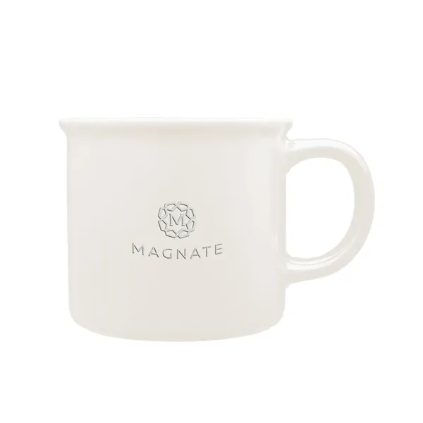 15-ounce ceramic campfire mug with ear-shaped handle and lip edge.... from ASI 61125 Hit Promotional Products / Hit®