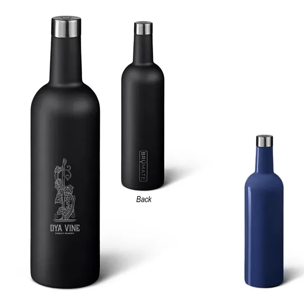 25 ounce insulated stainless steel wine bottle with spill resistant lid... from ASI 61125 Hit Promotional Products / Hit®