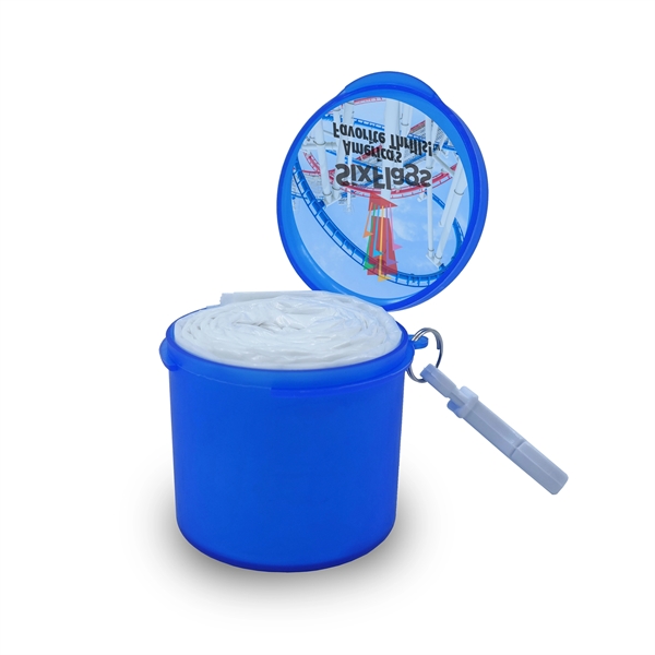 Disposable translucent 45.5"w x 43" rain poncho in pop open 2"... from ASI 90807 Tekweld