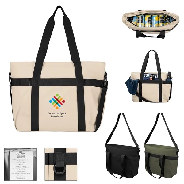 Hudson rPET 36 Can Cooler Tote Bag... from ASI 61125 Hit Promotional Products / Hit®