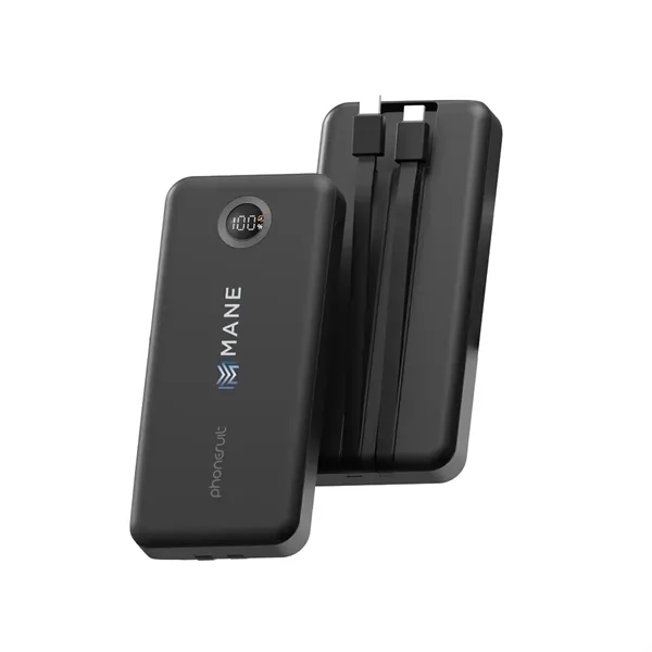 10,000 mAh PhoneSuit® Journey Novo Cabled Battery Pack... from ASI 61125 Hit Promotional Products / Hit®
