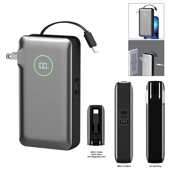 10,000 mAh PhoneSuit® Journey AC All-In-One Portable Batt...... from ASI 61125 Hit Promotional Products / Hit®