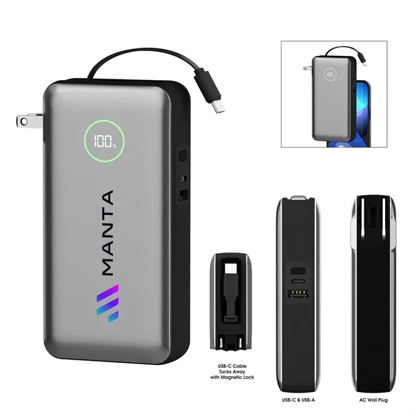 20,000 mAh PhoneSuit® Journey AC All-In-One Portable Batt...... from ASI 61125 Hit Promotional Products / Hit®