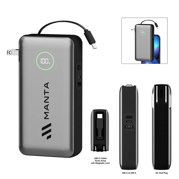 20,000 mAh PhoneSuit® Journey AC All-In-One Portable Batt...... from ASI 61125 Hit Promotional Products / Hit®