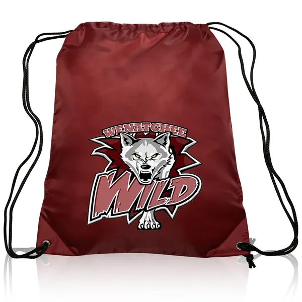 14" x 16.5" polyester drawstring backpack.... from ASI 39552 BEL Promo