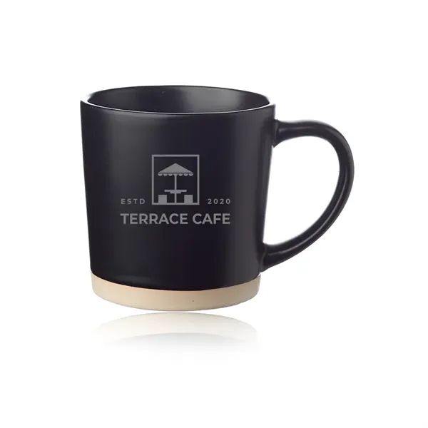 13 oz. ceramic latte mugs with easy comfort grip.... from ASI 39552 BEL Promo