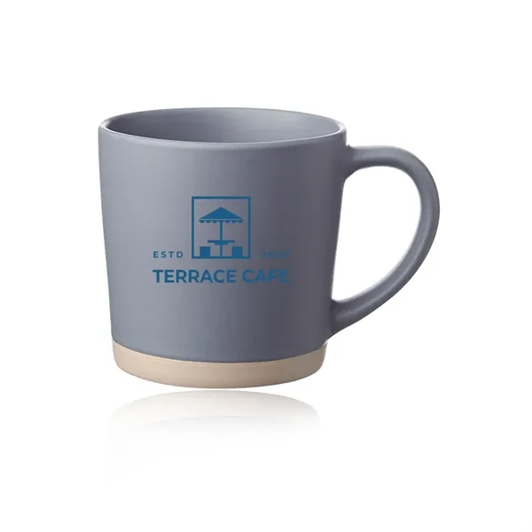 13 oz. ceramic latte mugs with easy comfort grip.... from ASI 39552 BEL Promo