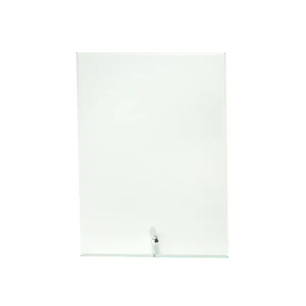 Customizable small jade glass award with stand; includes gift box... from ASI 39552 BEL Promo