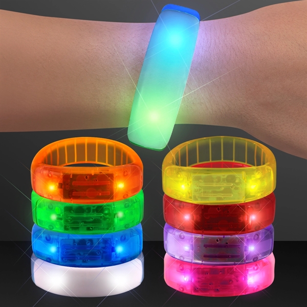 Blank or Imprinted. Fashion LED bracelets... from ASI 34194 ALightPromos / Alight Promotional Products