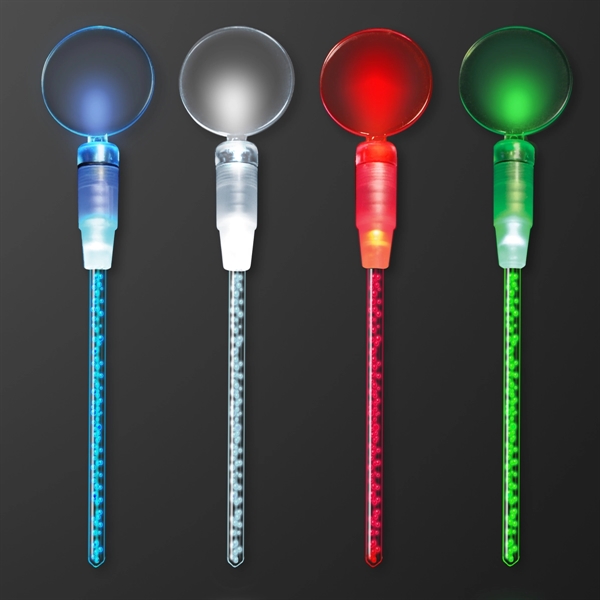 Blank or Imprinted. Deluxe Dual LED Cocktail Stirrer illuminates both the... from ASI 34194 ALightPromos / Alight Promotional Products