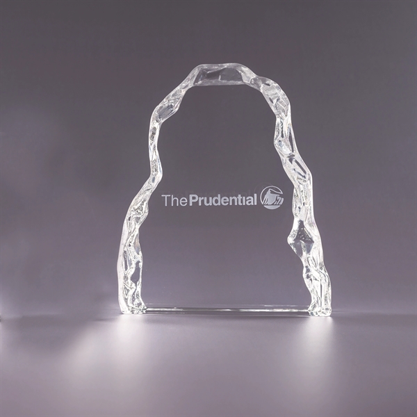Large Optic Glaciers award made of heavy optic crystal and available... from ASI 62985 J. Charles